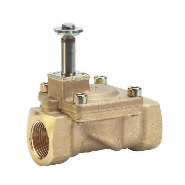 Cuerpo válvula solenoide 2/2 uso general bronce G3/4