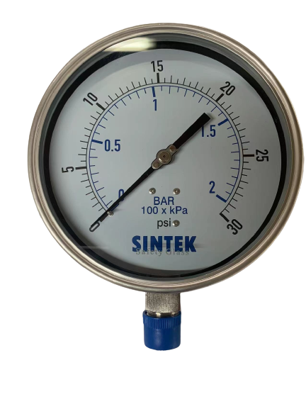 MANOMETRO TOTALMENTE INOXIDABLE 6″ INOX 60413216