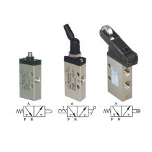 Valvulas manuales neumáticas 2/2 - 3/2-5/2-5/3