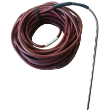 SENSOR DE TEMPERATURA MBT 153 CON CABLE UNIVERSAL PT 100, LONGITUD DE CABLE EN SILICONA DE 2 X 3,5 MTS, LONGITUD DEL BULBO 1","