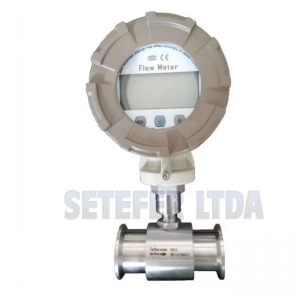 Medidor Caudal Flujometro Clamp 1-1/2 4-20mA Pantalla Ldc SINTEK