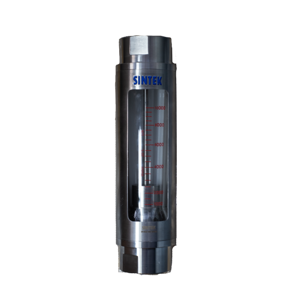 Rotámetro en línea 1-1/2″ 1000-10000LH en acero inoxidable