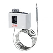 TERMOSTATOS KP, IP30, ON-OFF, CONTACTO SPDT, DIF Y RANGO AJUSTABLES. / LONGITUD DEL CAPILAR 2MTS.