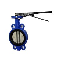 VALVULA MARIPOSA TIPO WAFER CUERPO HIERRO DISCO 316 EPDM 4″ DN 100 - Image 2