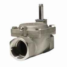 VÁLVULAS DE SOLENOIDE ACERO INOXIDABLE, 2/2, NC, USO GENERAL LÍQUIDOS y GASES NEUTROS y AGRESIVOS.: AGUA (Max: 60°C), A
